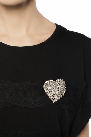 Heart-shaped brooch, zdjęcie 2 Heart-shaped brooch od Saint Laurent